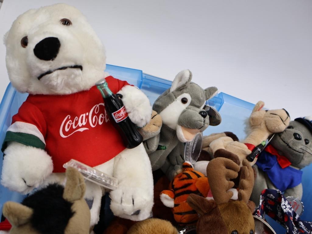 Large Collection of Coca Cola Collectable Plushies - 5
