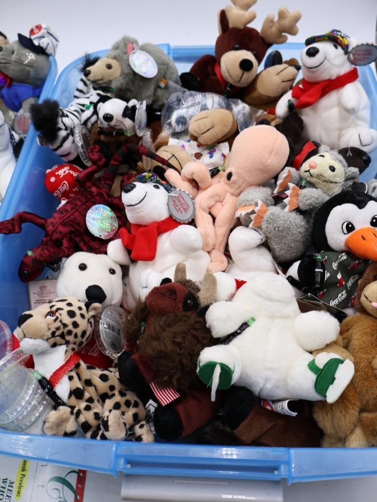 Large Collection of Coca Cola Collectable Plushies - 7