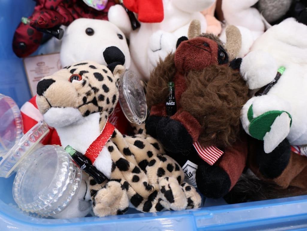 Large Collection of Coca Cola Collectable Plushies - 8