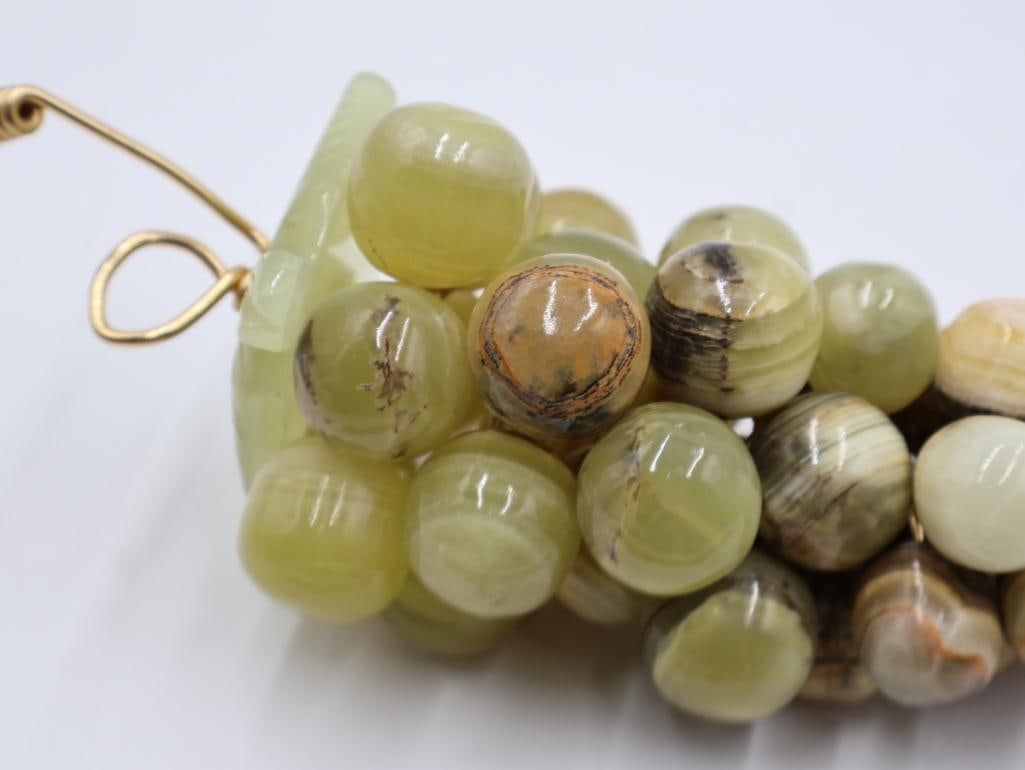 Vintage MCM Cluster of Stone Grapes - 4
