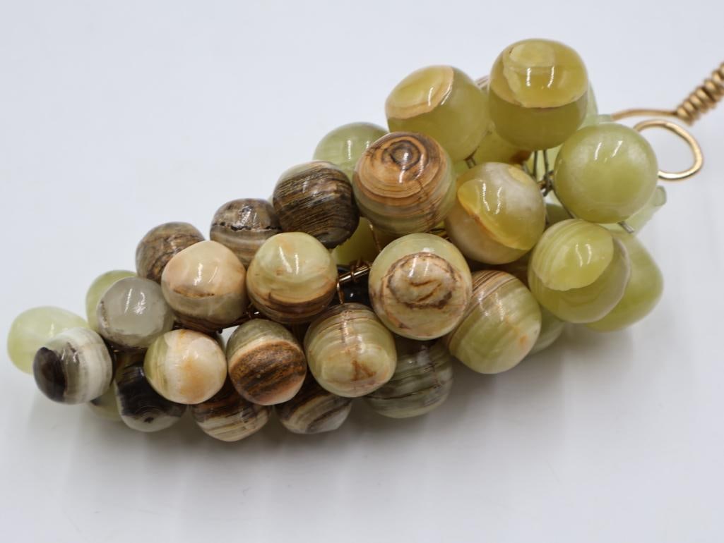 Vintage MCM Cluster of Stone Grapes - 6