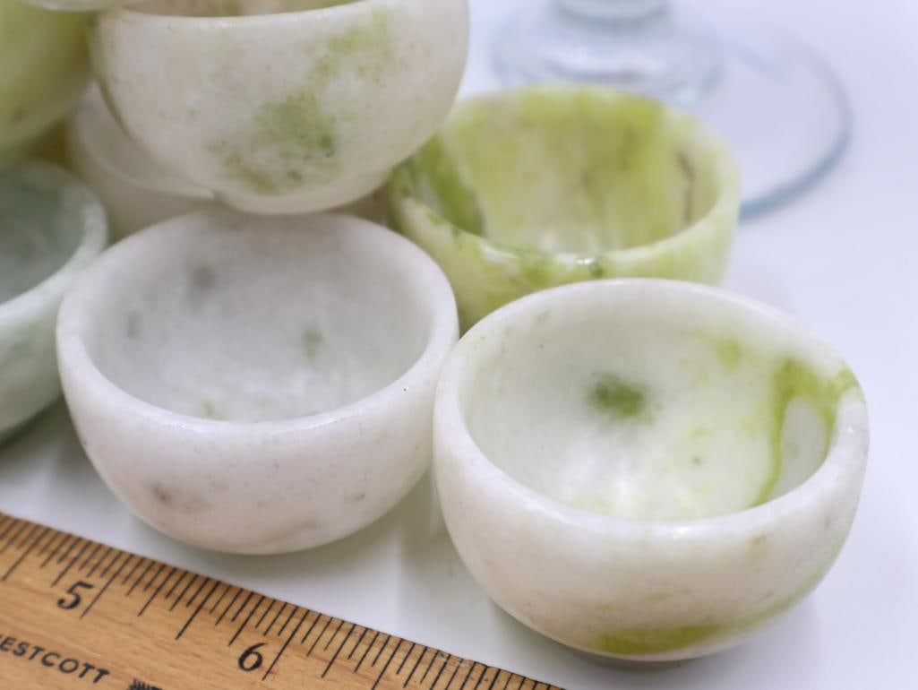 Set of Stone Cups and Stone Orbs - 3
