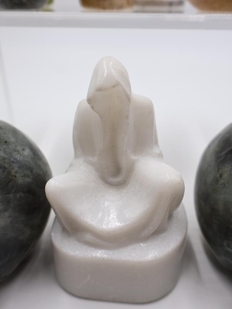 Collection of Pop Culture Carved Stone Figures and Molds - 4