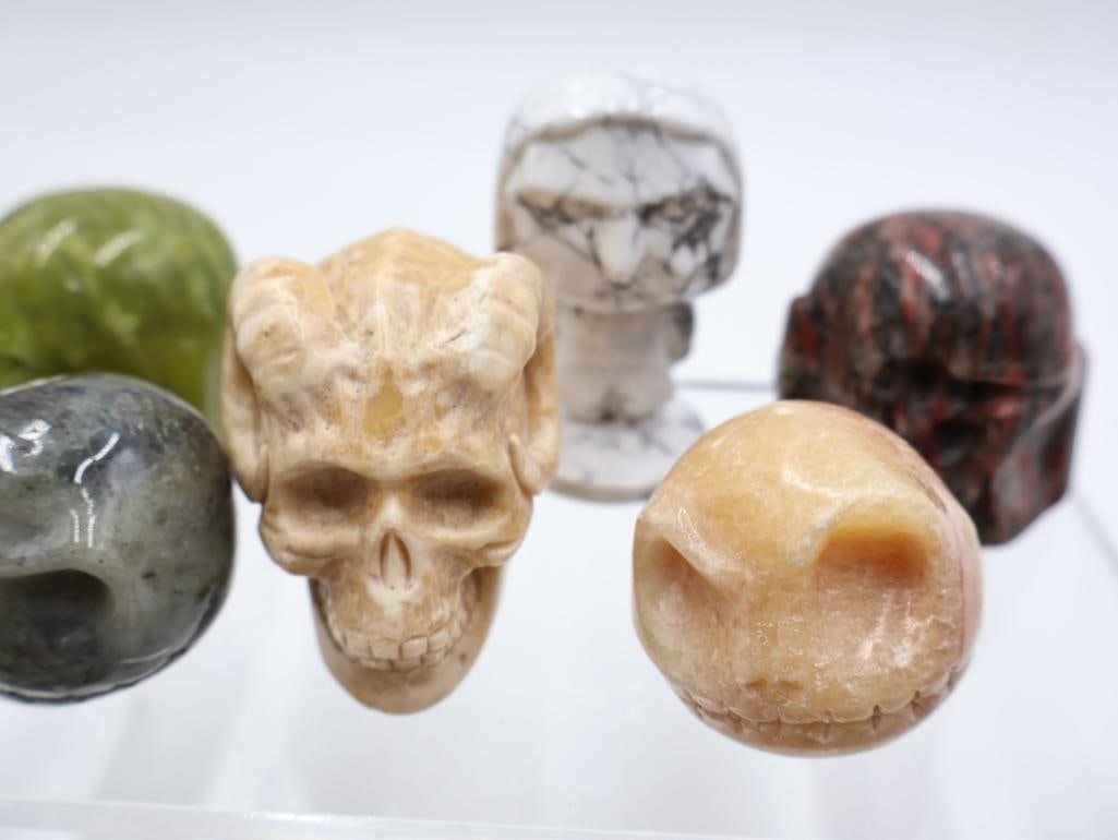 Collection of Pop Culture Carved Stone Figures and Molds - 8