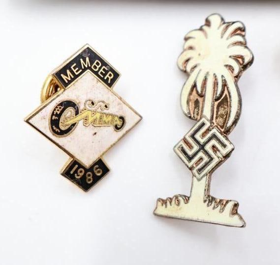 Vintage Belt Buckle and Various Pins - 3