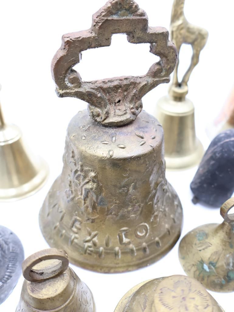 Collection of Brass and More Bells - 11