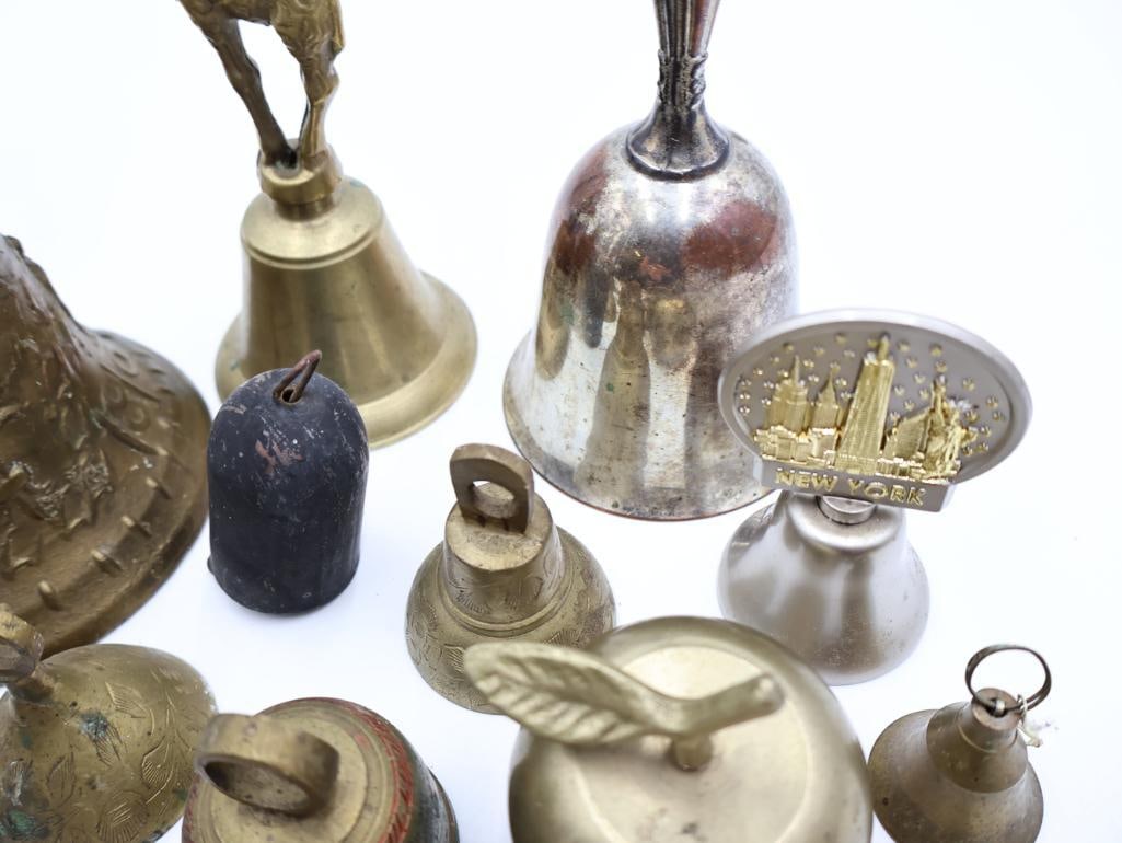 Collection of Brass and More Bells - 8