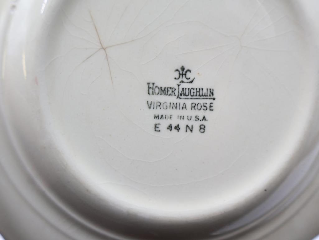Vintage Homer Laughlin Virginia Rose Dishes - 4