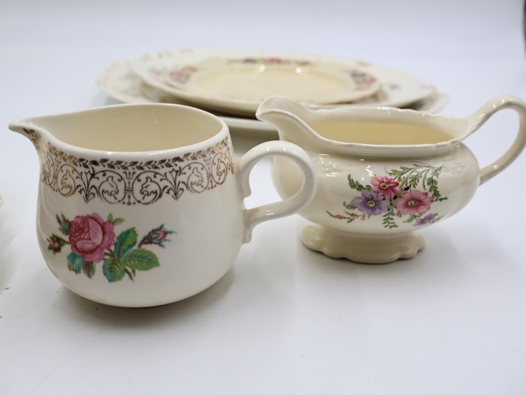 Vintage Floral Themed China - 11
