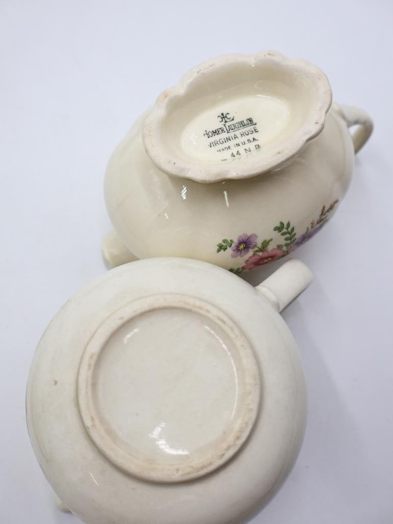 Vintage Floral Themed China - 12