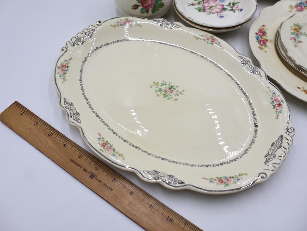 Vintage Floral Themed China - 2