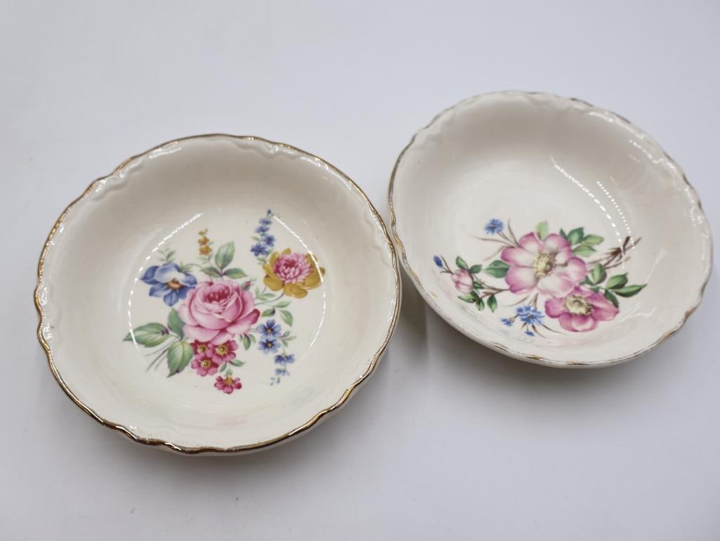 Vintage Floral Themed China - 9