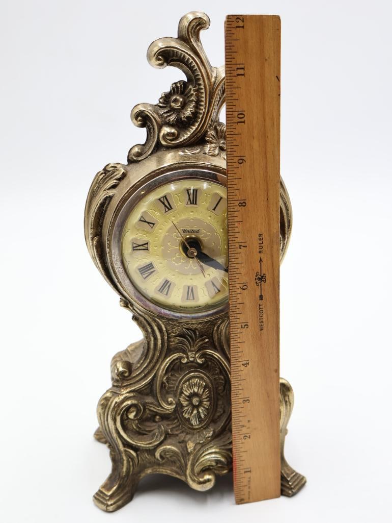 Vintage Electric Gilded Alarm Clock - 2