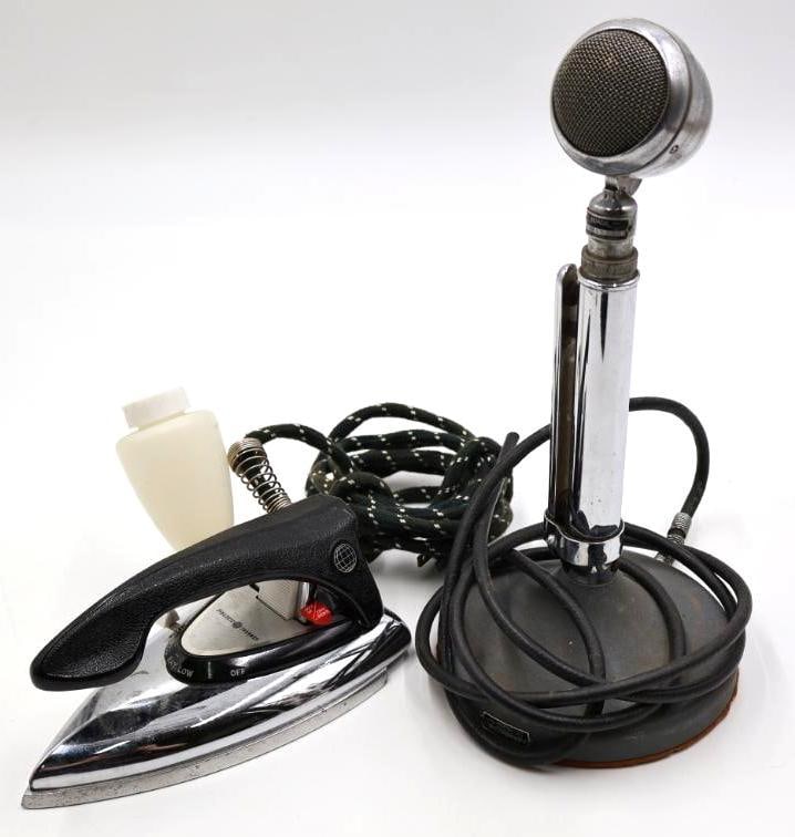 Vintage Microphone and Clothes Iron (1 of 10)