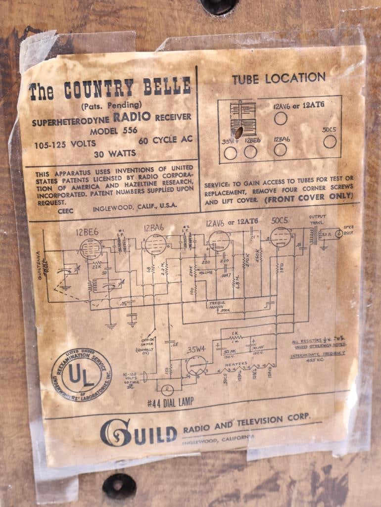 Vintage Country Belle Guild Radio - 10