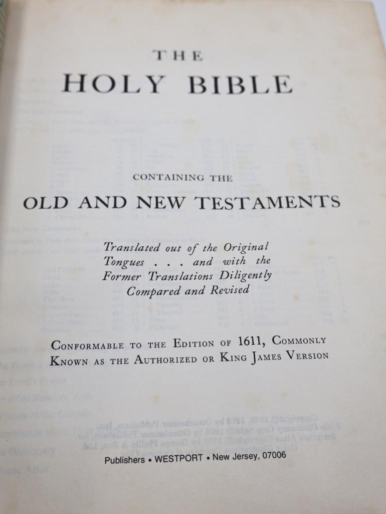 Three Vintage Large Holy Bibles - 18
