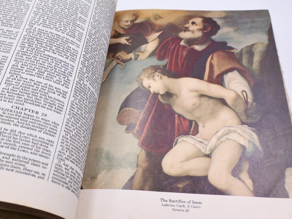 Three Vintage Large Holy Bibles - 19