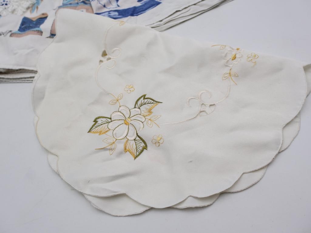 Collection of Vintage Doilies and Embroideries - 10
