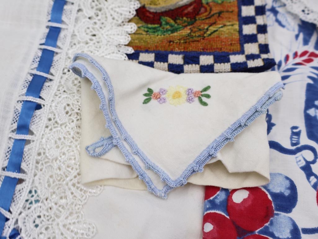 Collection of Vintage Doilies and Embroideries - 14