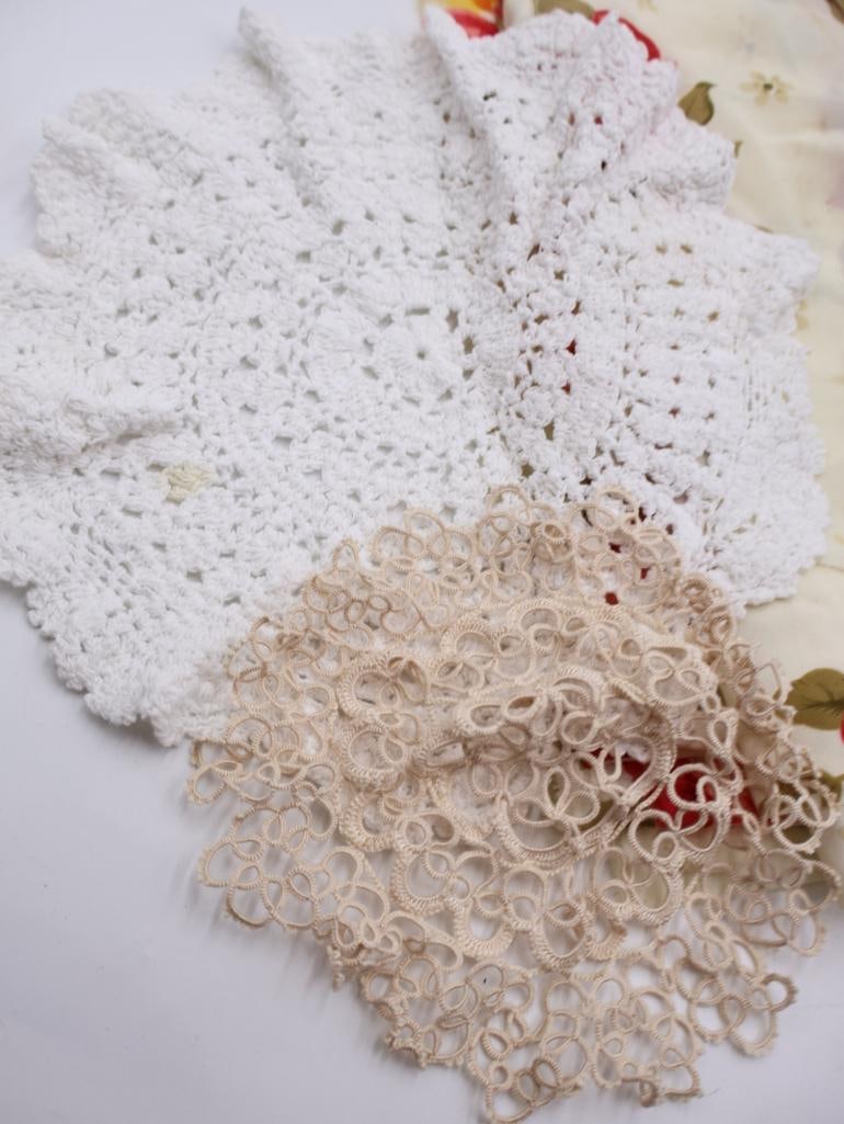 Collection of Vintage Doilies and Embroideries - 6