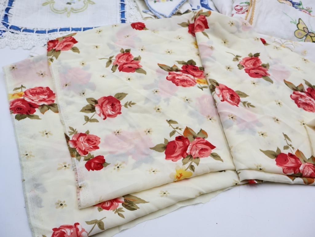 Collection of Vintage Doilies and Embroideries - 9
