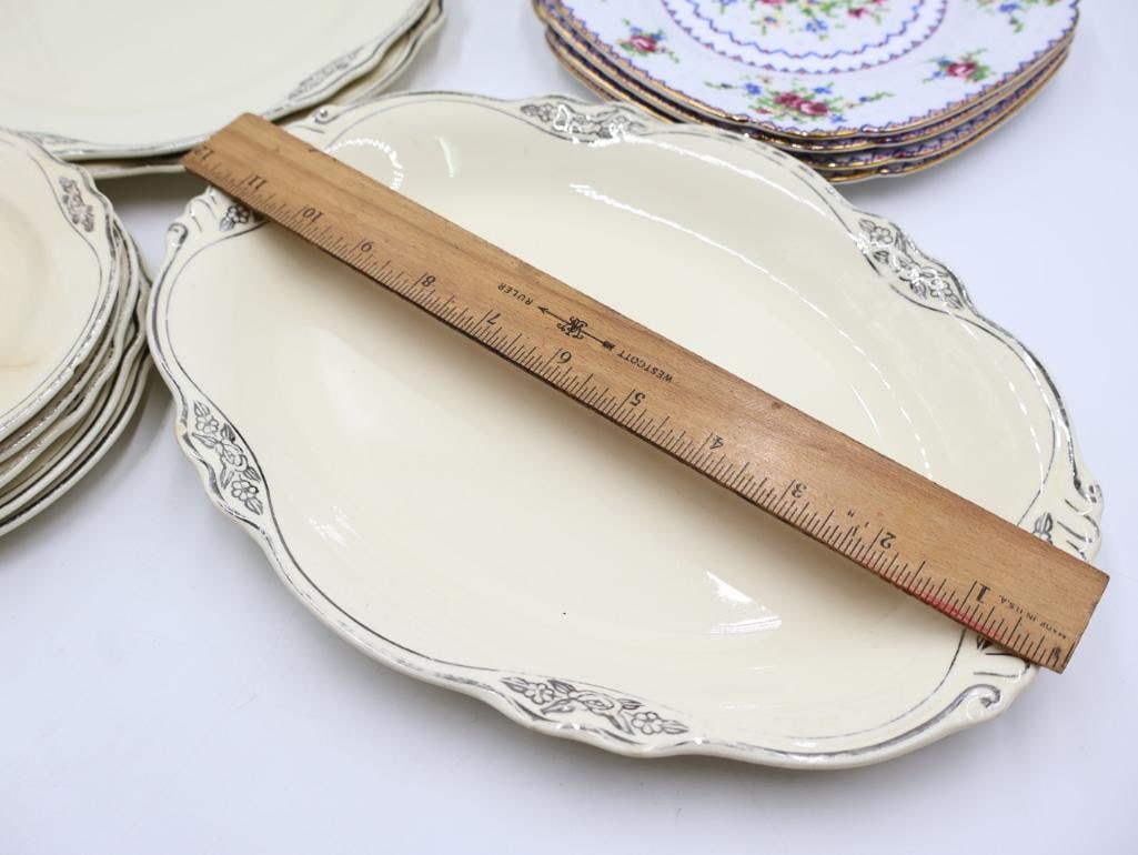 Homer Laughlin and Royal Albert Dish Sets - 2
