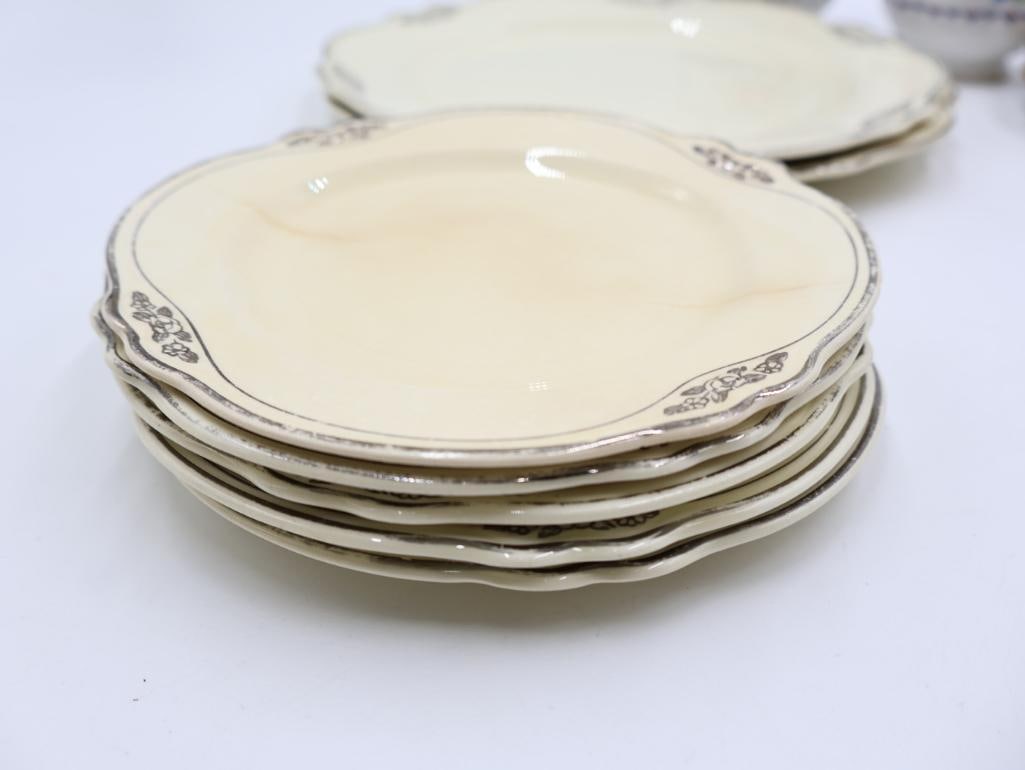 Homer Laughlin and Royal Albert Dish Sets - 6