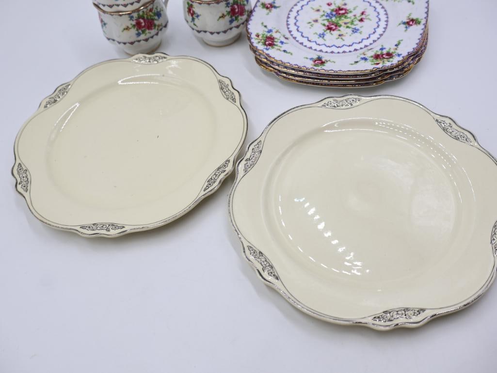 Homer Laughlin and Royal Albert Dish Sets - 8