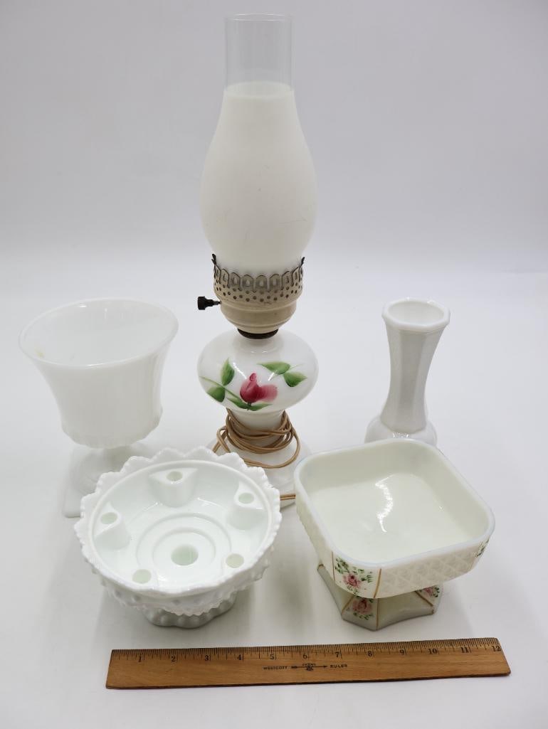 Vintage Milk Glass Collection - 2