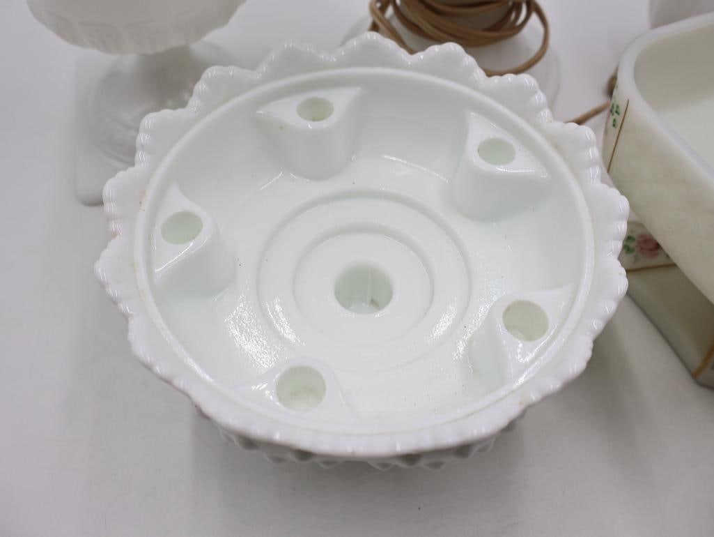 Vintage Milk Glass Collection - 4