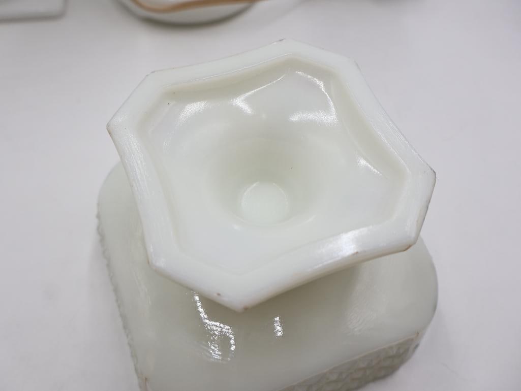 Vintage Milk Glass Collection - 8