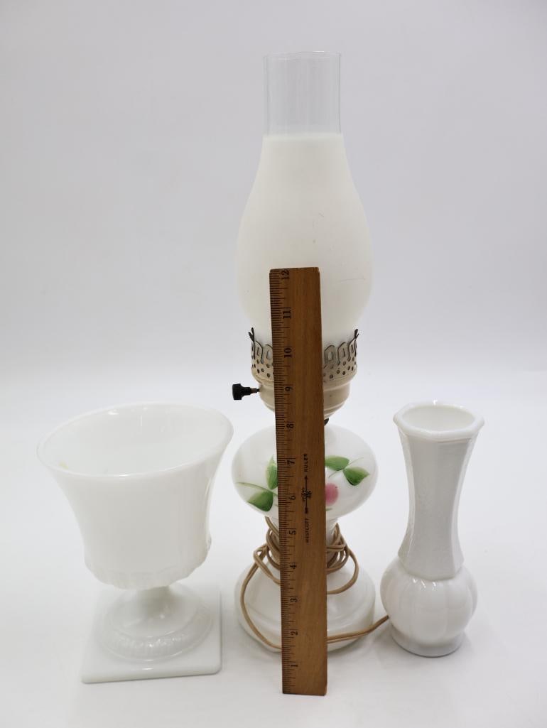 Vintage Milk Glass Collection - 9