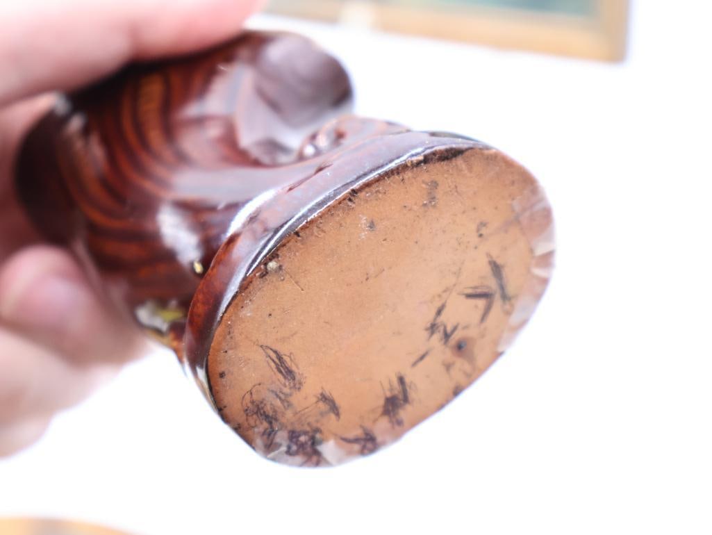 Collection of Vintage Decor Including Hand Painted Lazy Susan - 19