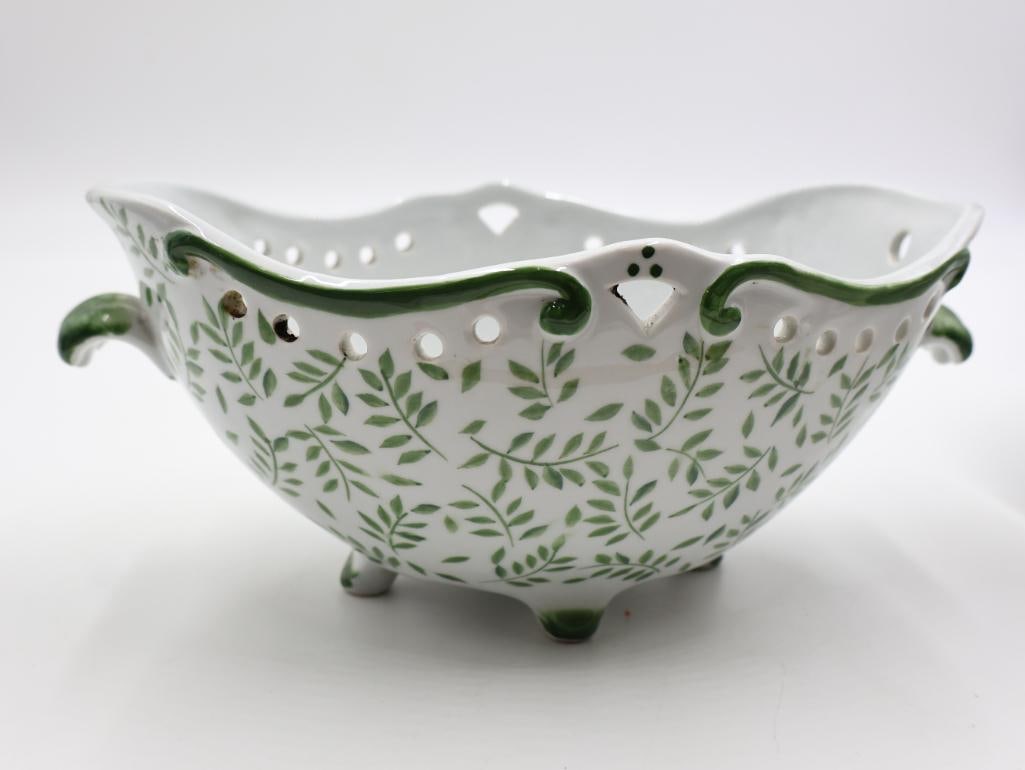 Floral Themed Serving Dishes - 11