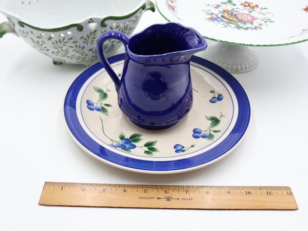 Floral Themed Serving Dishes - 2