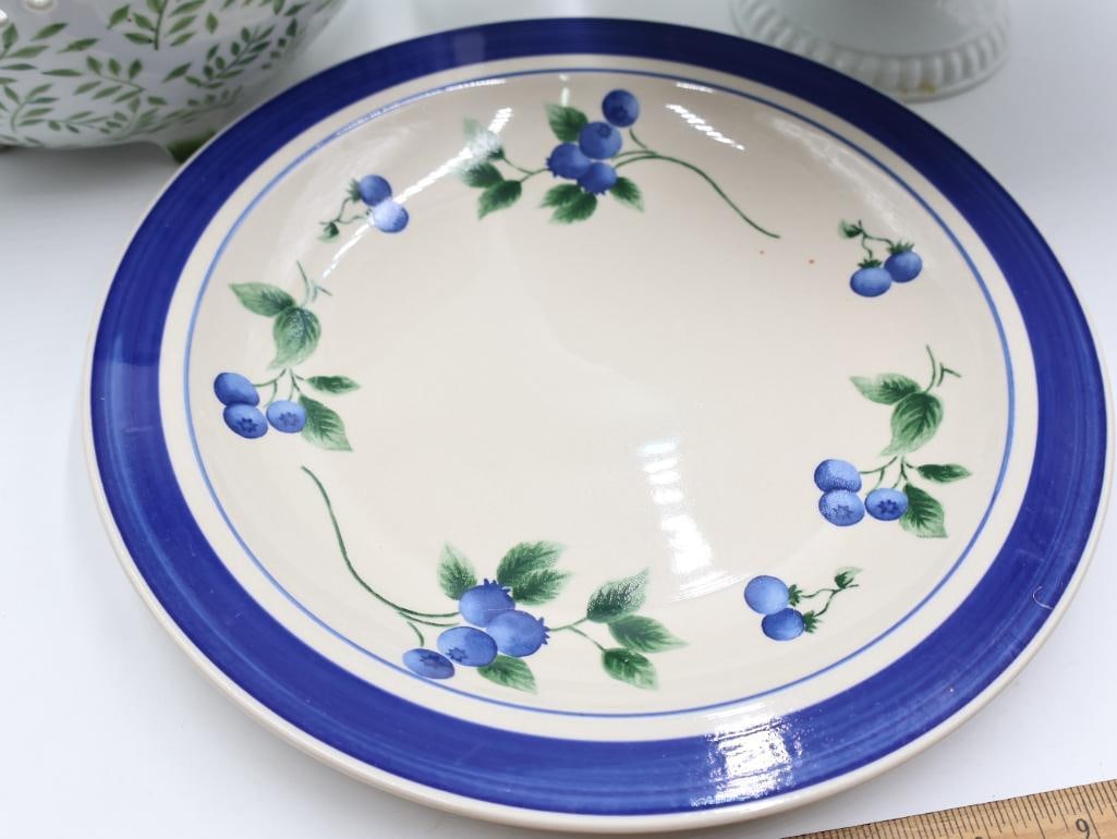 Floral Themed Serving Dishes - 5