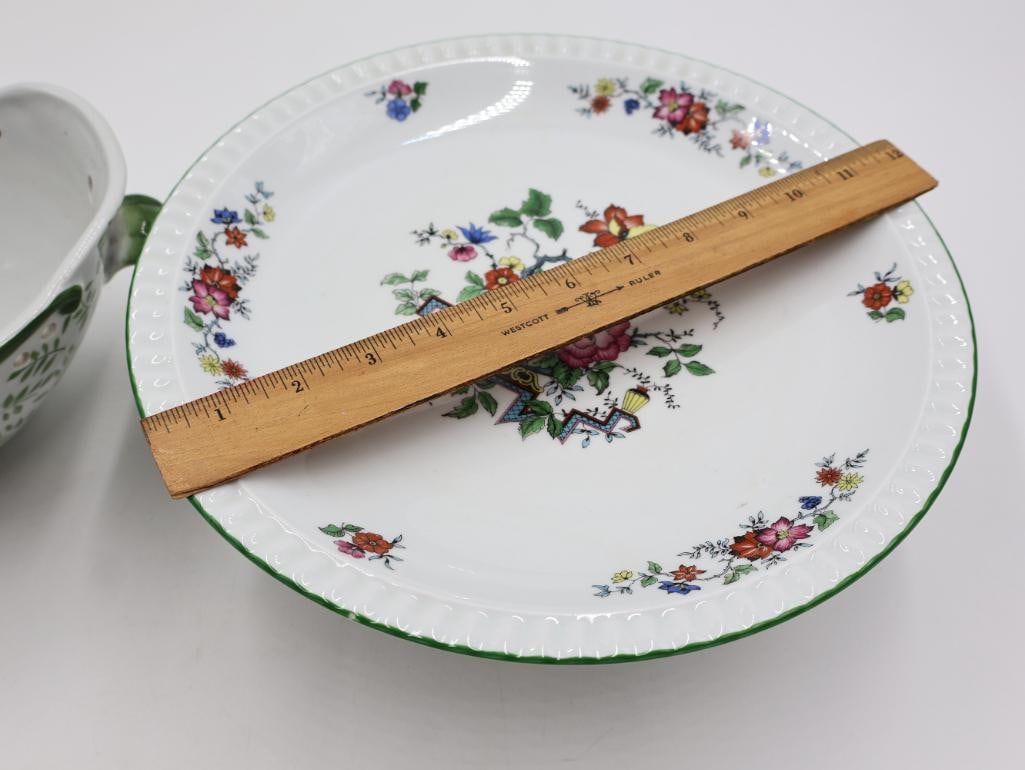 Floral Themed Serving Dishes - 7