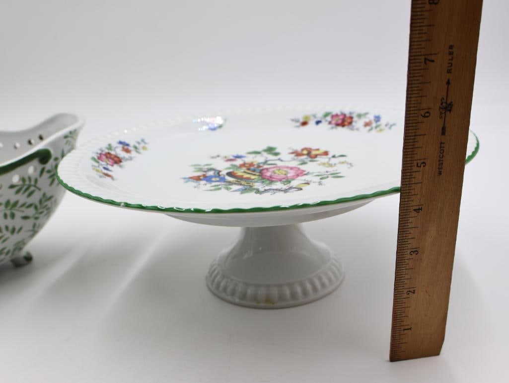 Floral Themed Serving Dishes - 8