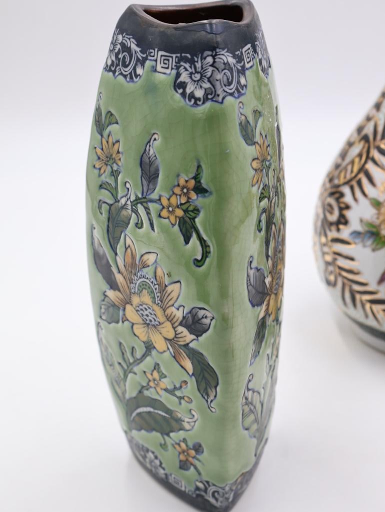 Three Asian Inspired Vases - 6