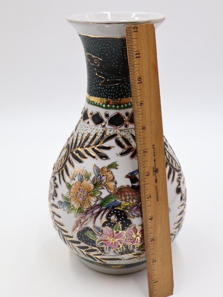 Three Asian Inspired Vases - 8