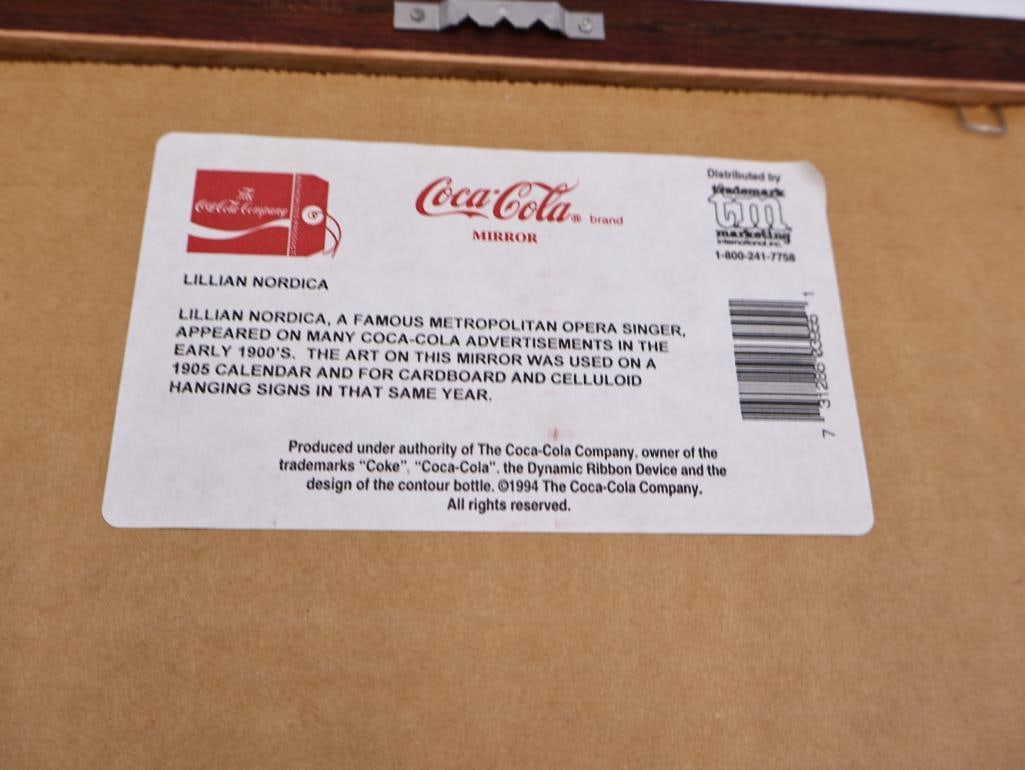 Three Coca-Cola Advertising Mirrors - 10