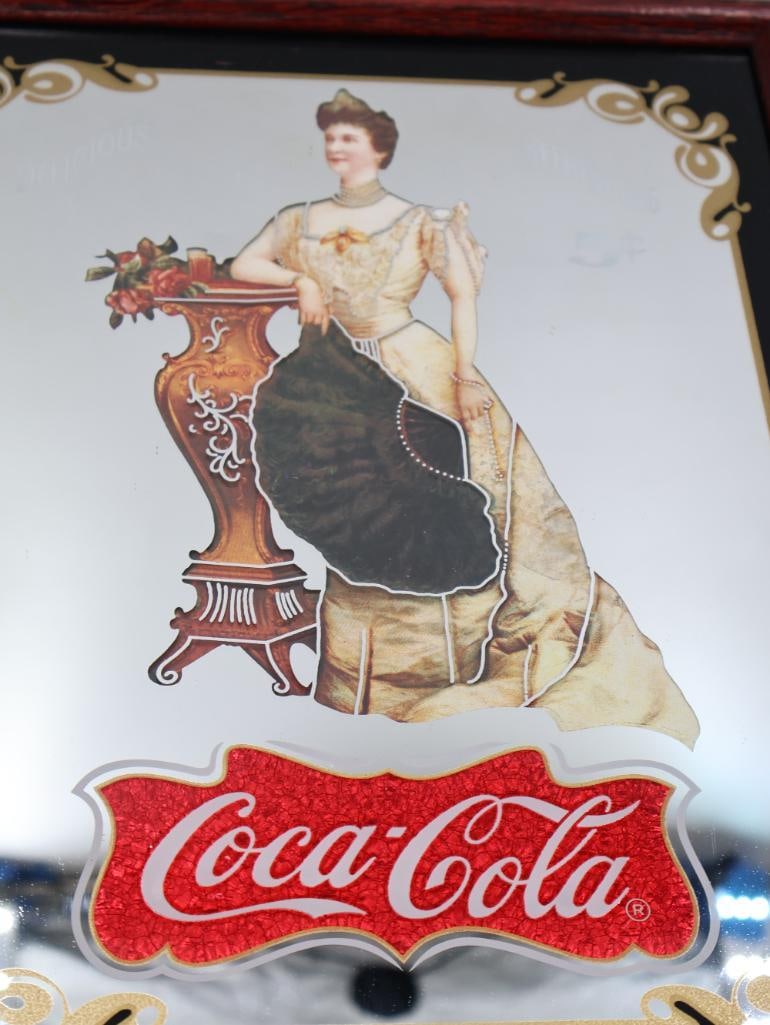Three Coca-Cola Advertising Mirrors - 6
