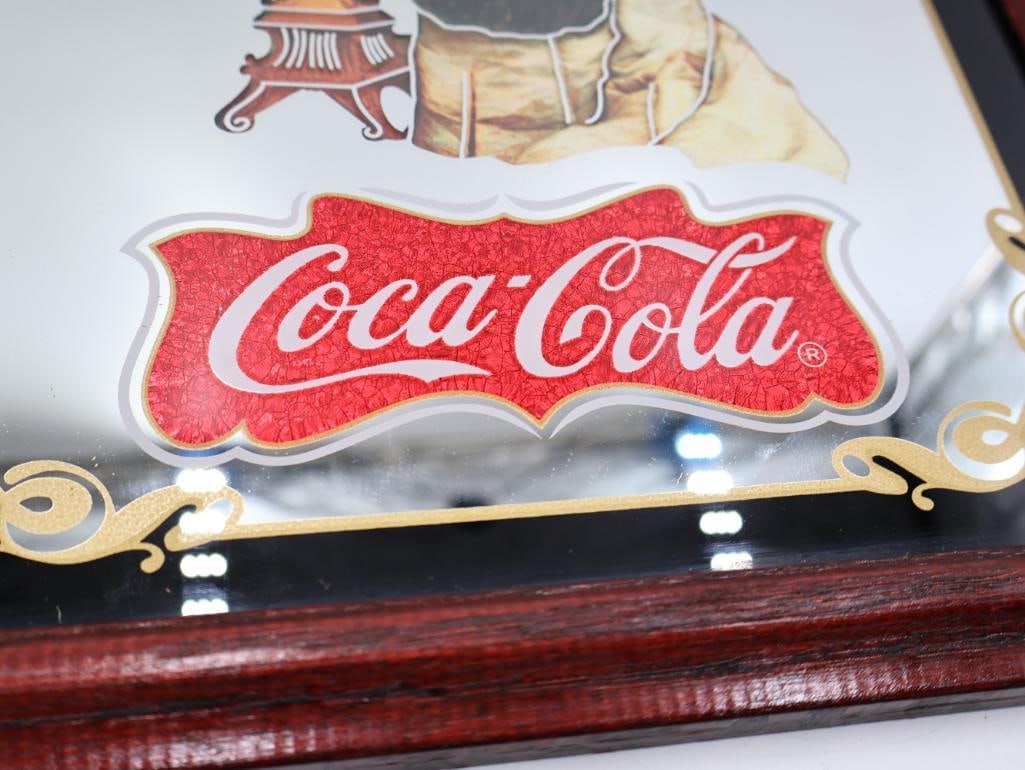 Three Coca-Cola Advertising Mirrors - 7