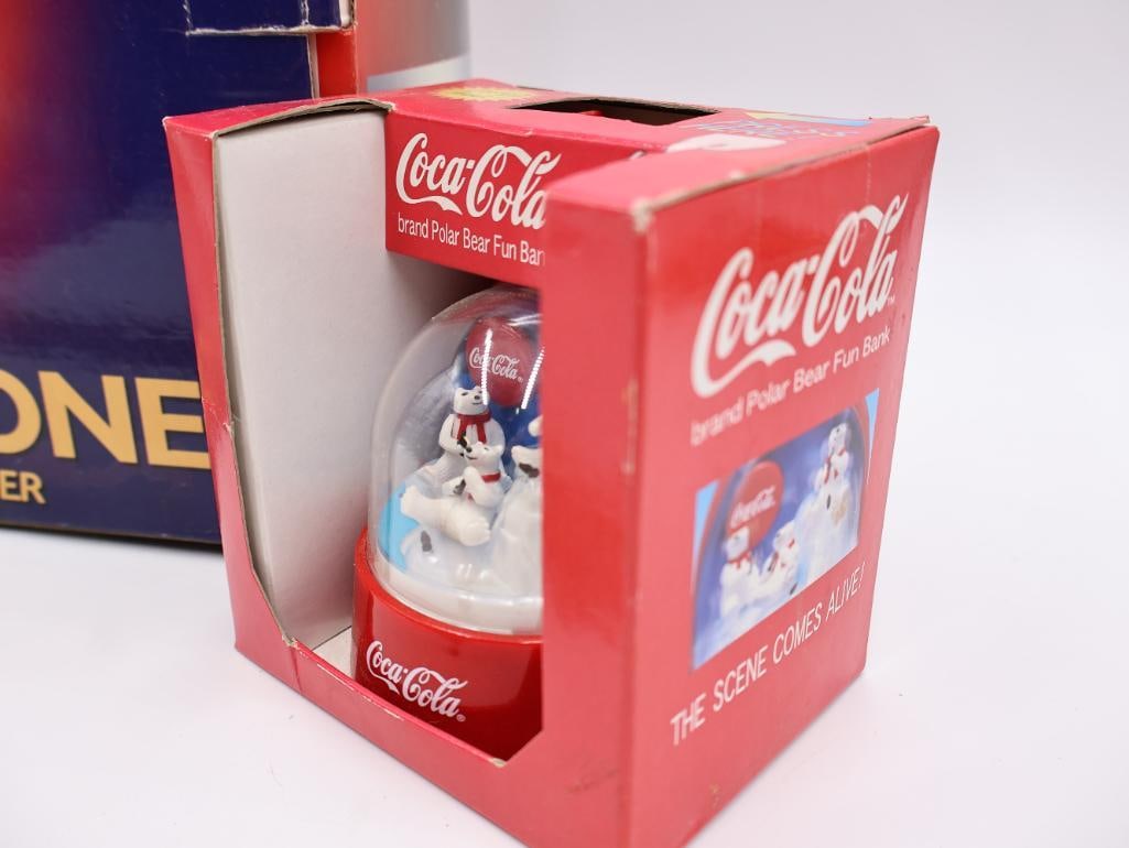 Electronic Coca-Cola Collectables Including Disc Telephone - 11