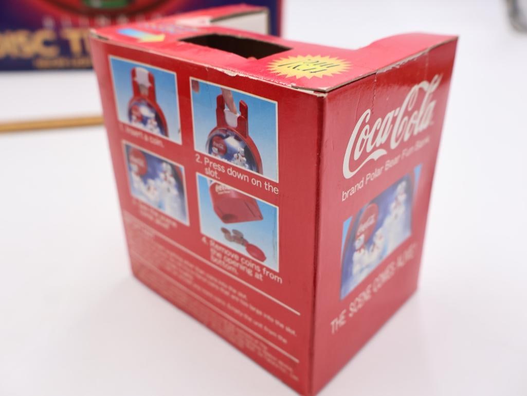 Electronic Coca-Cola Collectables Including Disc Telephone - 12