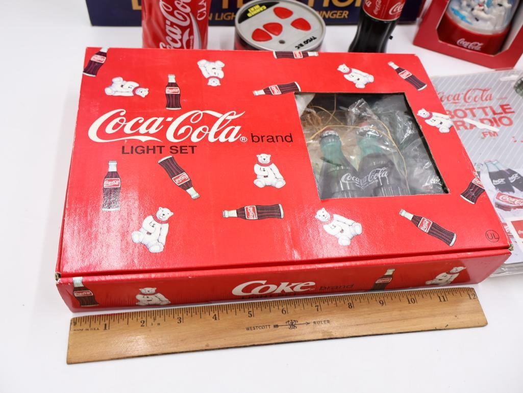 Electronic Coca-Cola Collectables Including Disc Telephone - 2