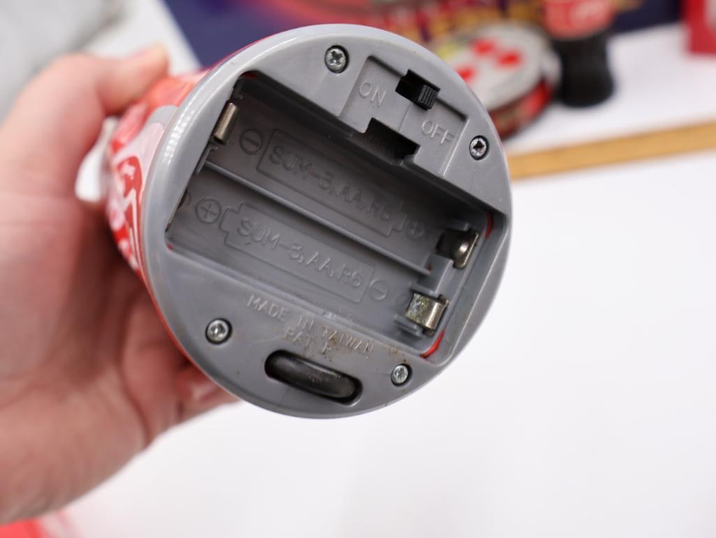 Electronic Coca-Cola Collectables Including Disc Telephone - 6