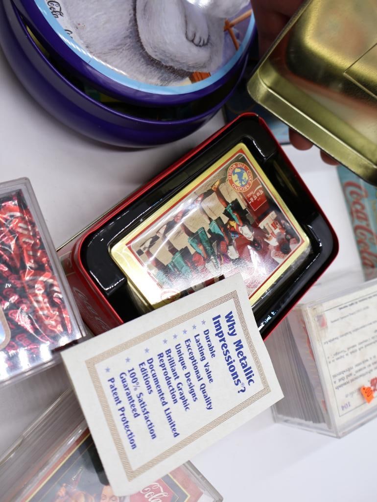 Large Lot of Coca-Cola Trading Cards and Coke Caps - 13