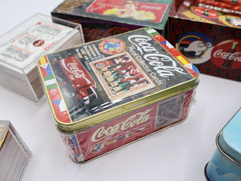 Large Lot of Coca-Cola Trading Cards and Coke Caps - 16