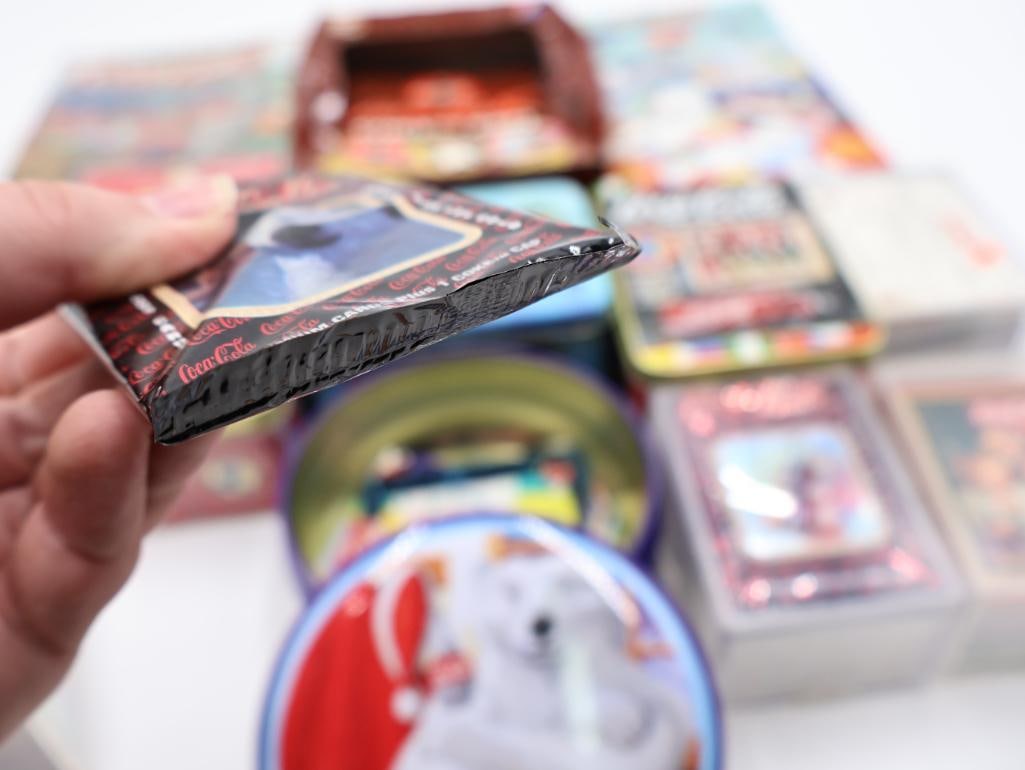 Large Lot of Coca-Cola Trading Cards and Coke Caps - 9